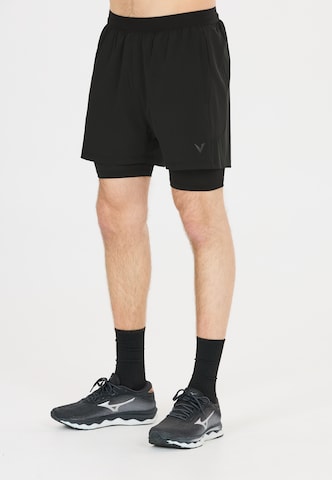 Virtus Regular Workout Pants 'Dylan V2' in Black: front
