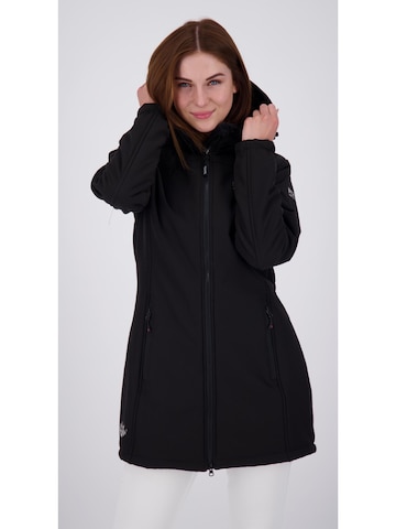 deproc Übergangsjacke 'KEELE PEAK II WOMEN' in Schwarz: Vorderseite