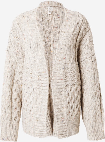 River Island Knit cardigan in Beige: front