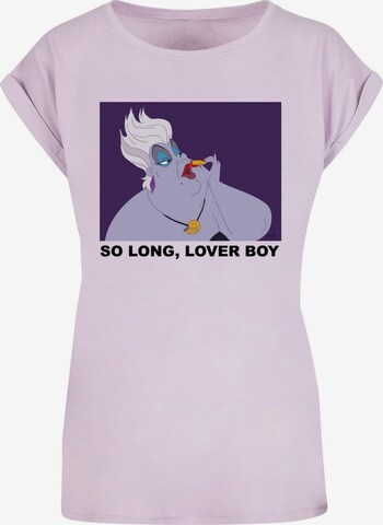 ABSOLUTE CULT T-Shirt 'Little Mermaid - Ursula So Long Lover Boy' in Lila: predná strana
