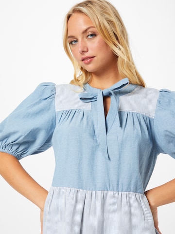 Robe-chemise Oasis en bleu