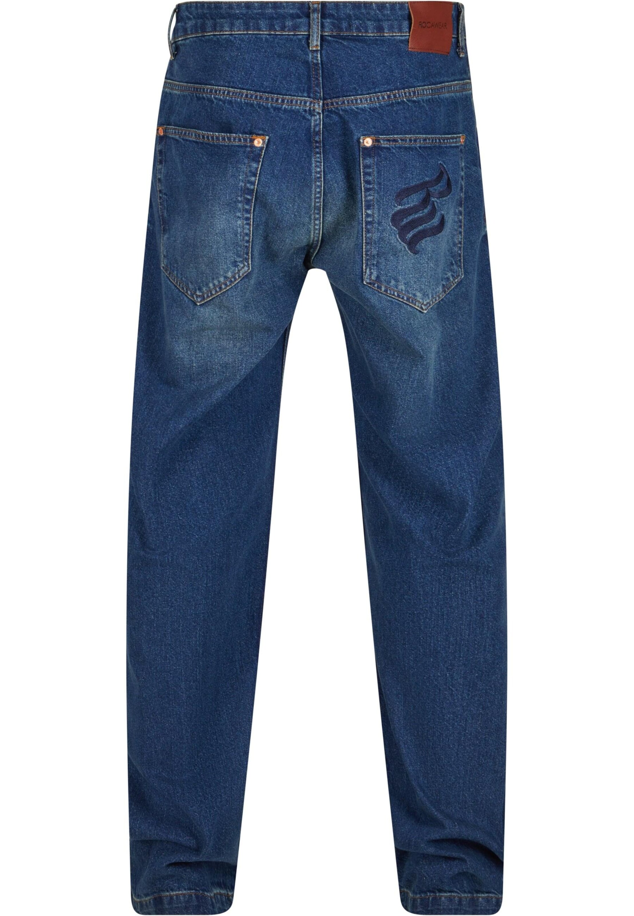 ROCAWEAR Loosefit Jeans 'Wed' in Blau