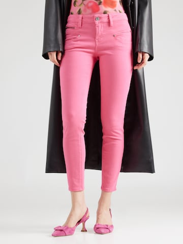 Coupe slim Pantalon 'Alexa' FREEMAN T. PORTER en rose : devant