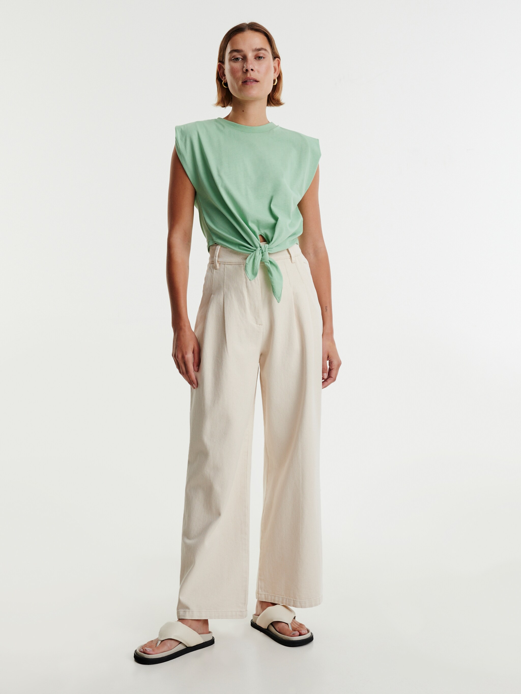 EDITED Produkte Shirt 'Silja' grĂĽn