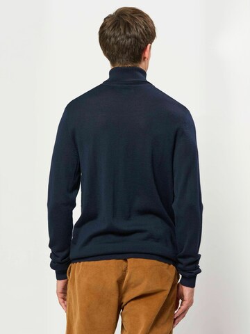 U.S. POLO ASSN. Sweter ' UMDel ' w kolorze niebieski: tył