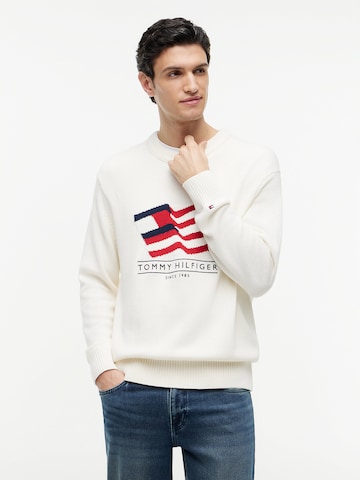 TOMMY HILFIGER Trui in Beige: voorkant
