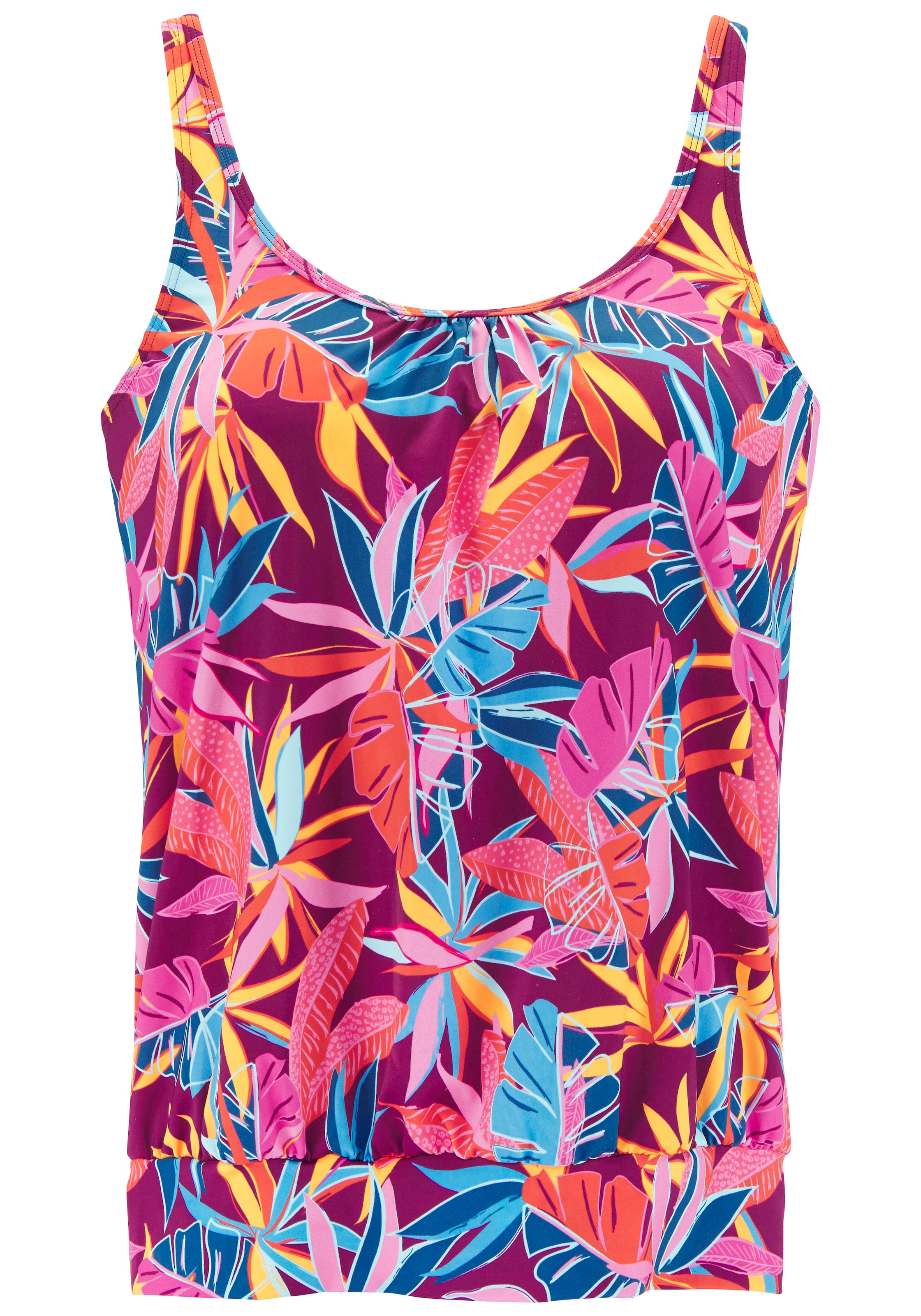 BUFFALO Μπουστάκι Τοπ τανκίνι σε λιλά: μπροστά