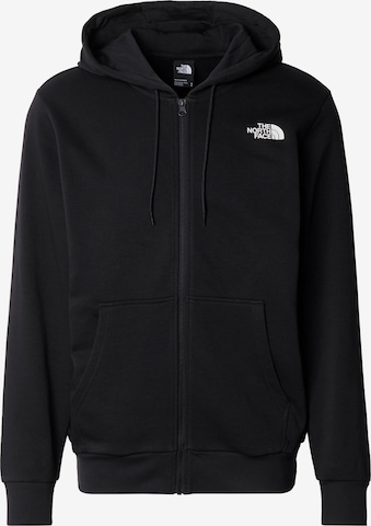 THE NORTH FACE Кофта на молнии 'SIMPLE DOME' в Черный: спереди