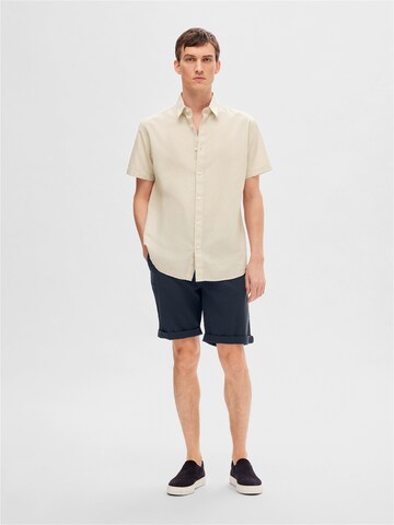 SELECTED HOMME Loosefit Shorts 'Luton' in Blau