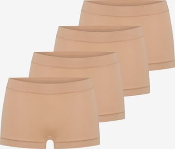 SCHIESSER Boyshorts 'Unique Micro' in Beige: front