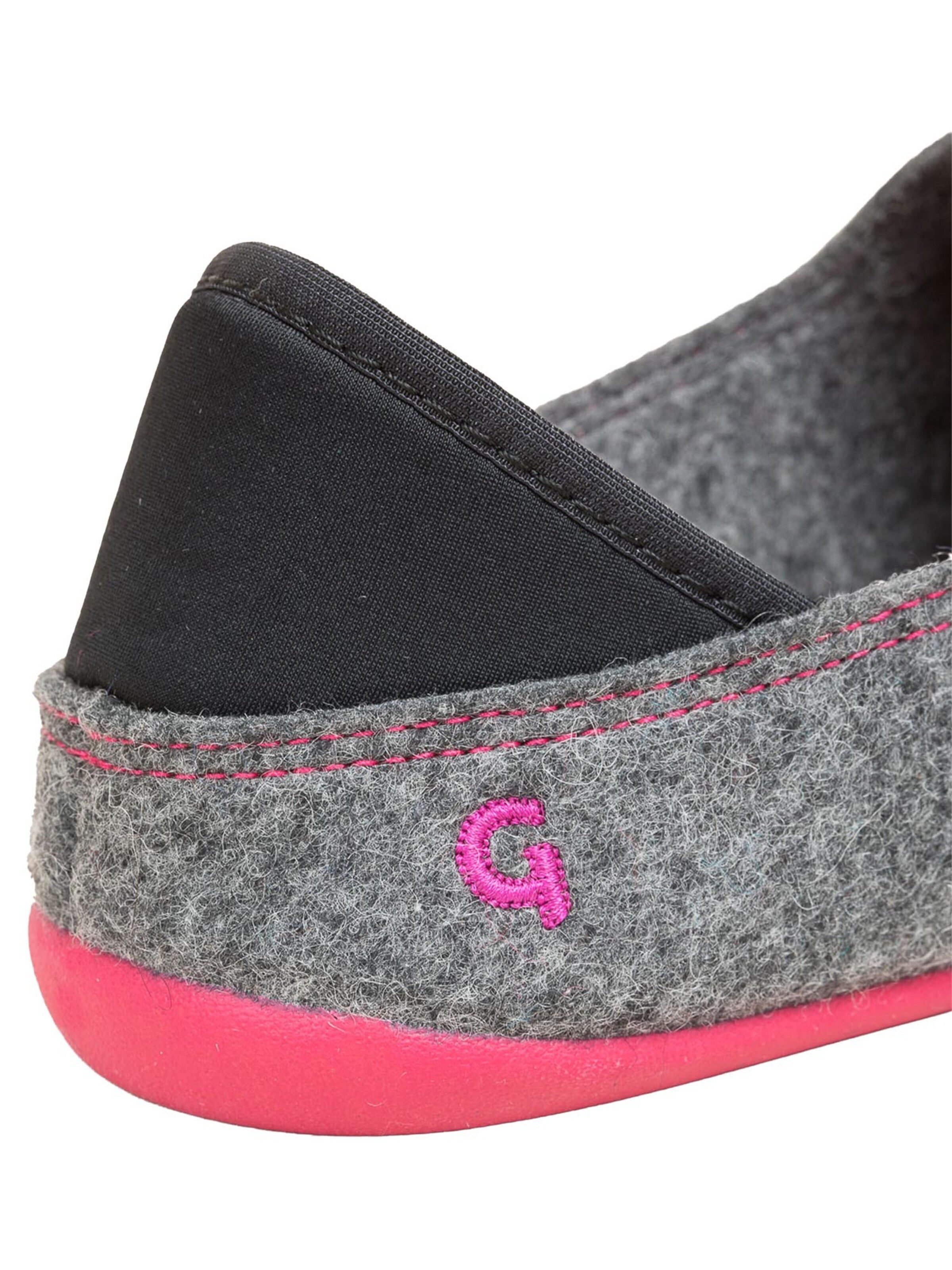 Gottstein Classic Flats 'Wool Slip-On' in Grey