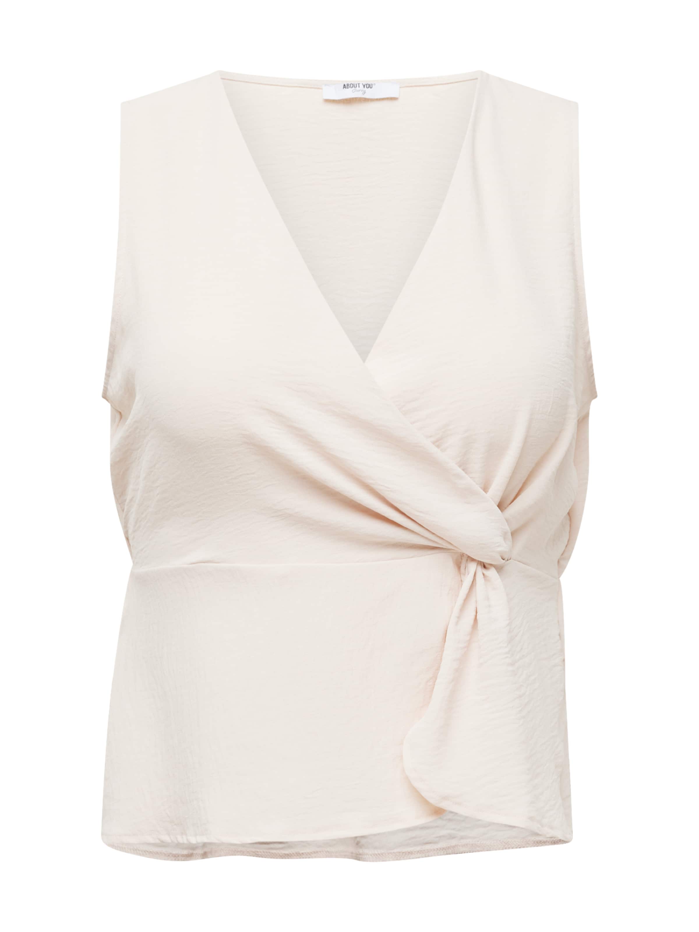 ABOUT YOU Curvy - Blusa &#x27;Elisabeth&#x27; en blanco: frente