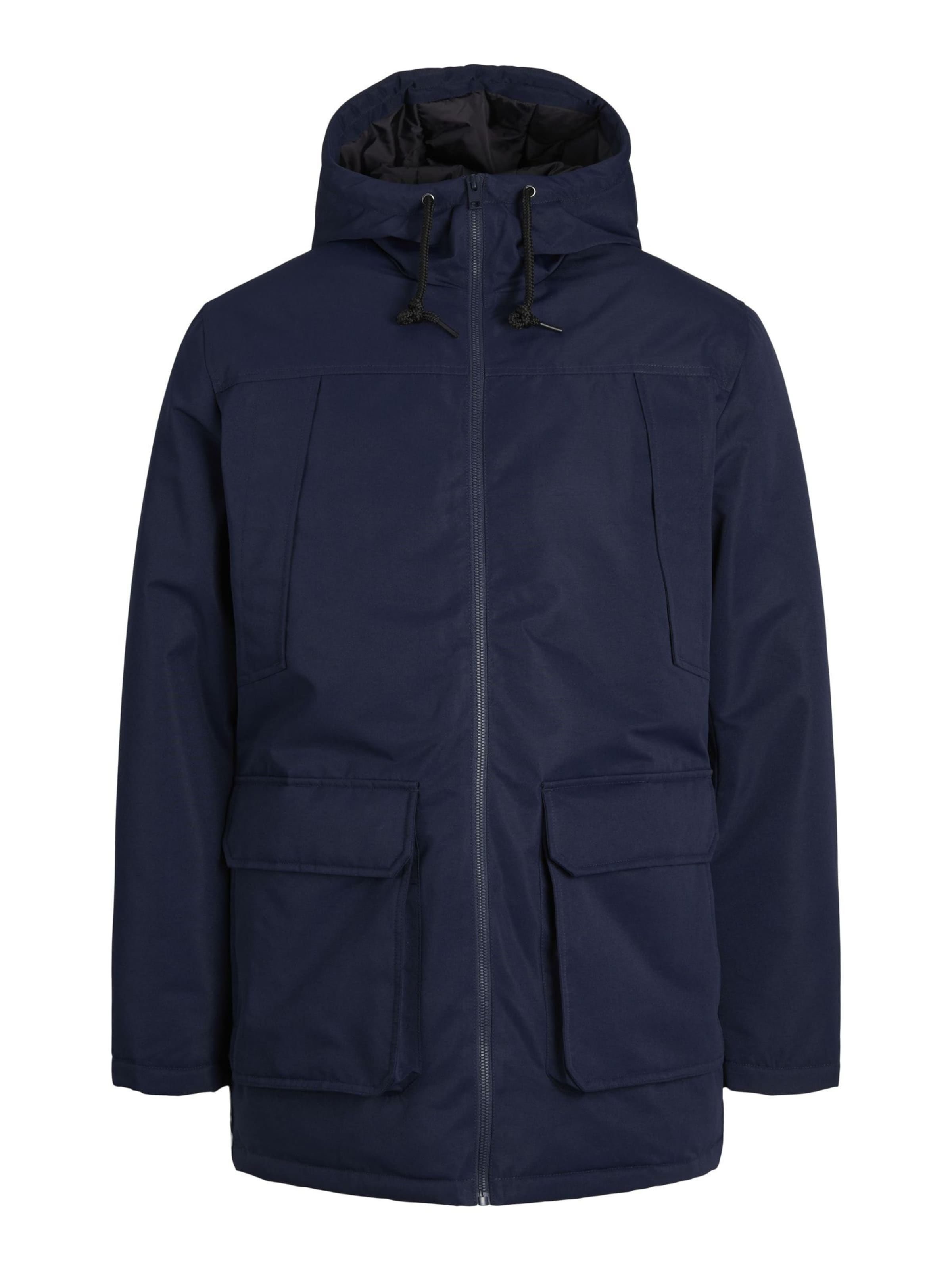 JACK & JONES Winter parka 'JWHGrand' in Blue: front