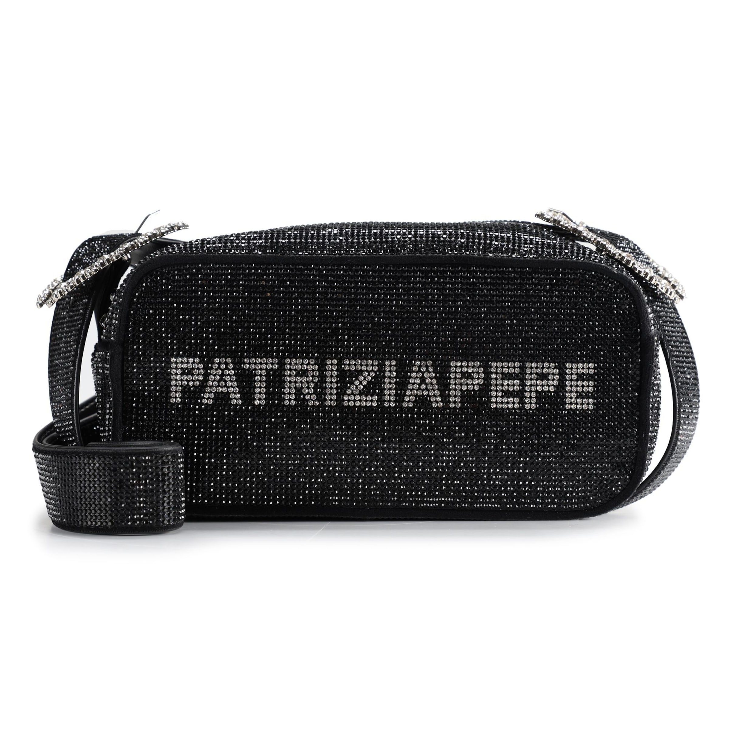 PATRIZIA PEPE Crossbody Bag in Black: front
