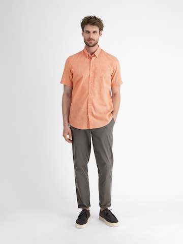 LERROS Regular fit Button Up Shirt in Orange