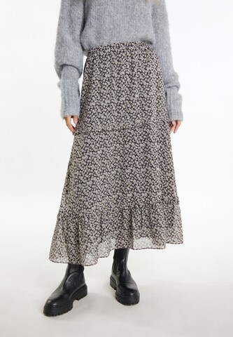 DreiMaster Vintage Skirt in Grey: front