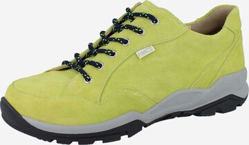 Finn Comfort Lace-Up Shoes in Green: front