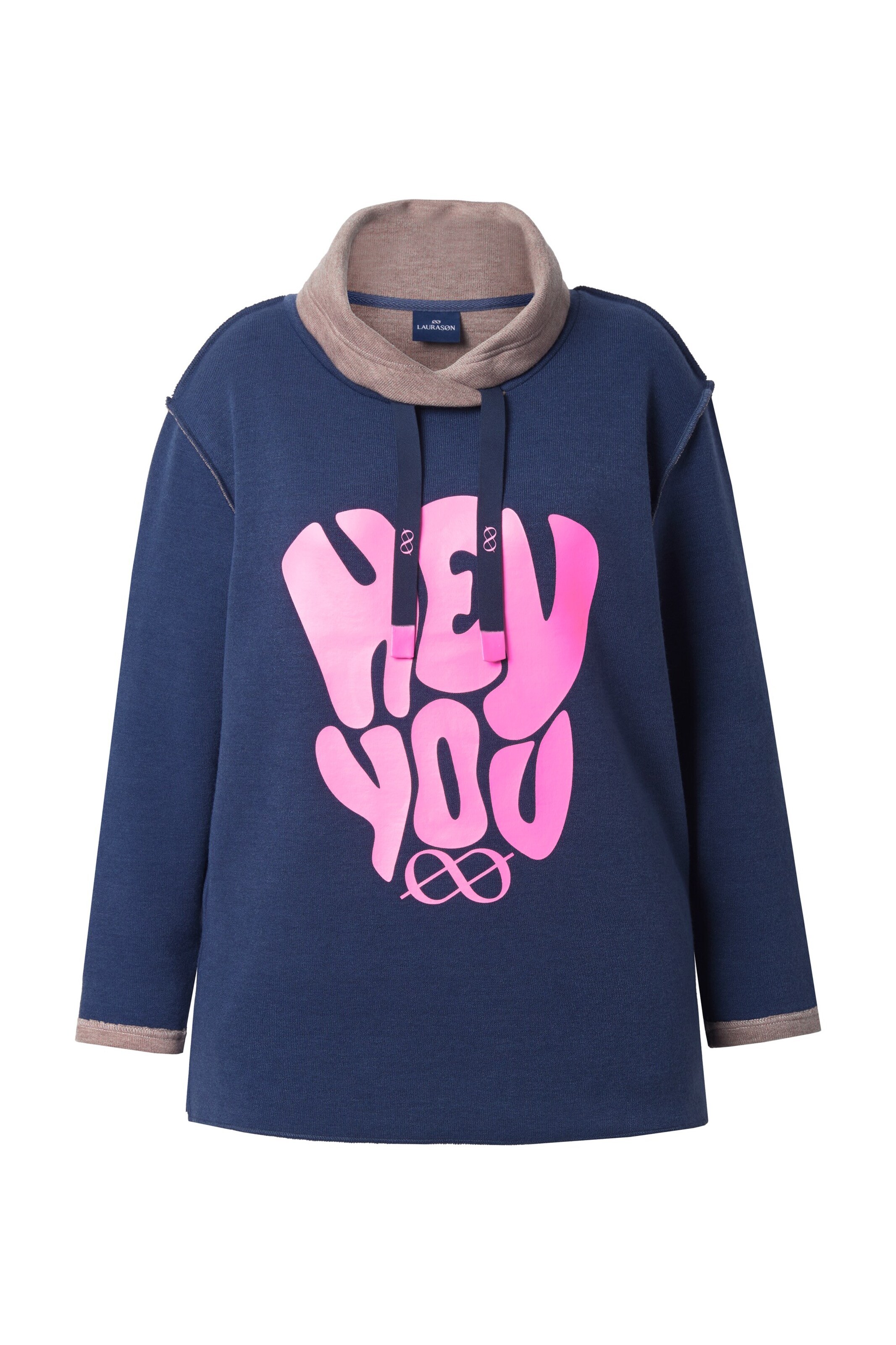 LAURASØN Sweatshirt in Blauw: voorkant
