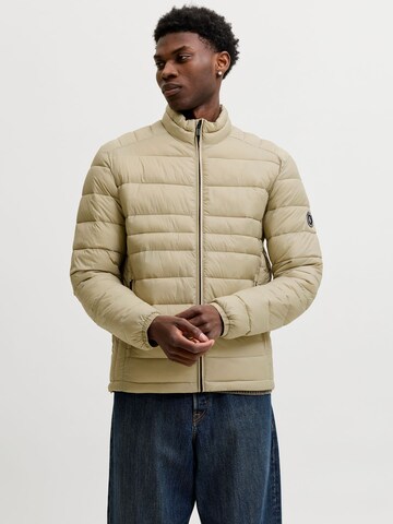 JACK & JONES Overgangsjakke 'JJEKingsley' i beige: forside