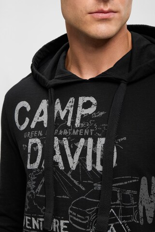 CAMP DAVID Sweatshirt in Black