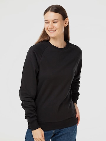 evermind Sweatshirt in Schwarz: Vorderseite