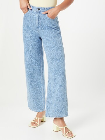 Wide Leg Jean 'Abril' Gestuz en bleu : devant