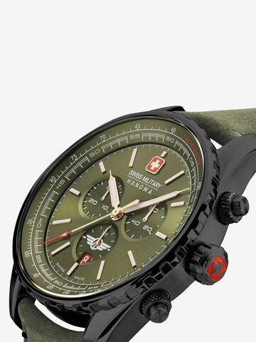 Montre à affichage analogique 'AFTERBURN CHRONO' SWISS MILITARY HANOWA en vert