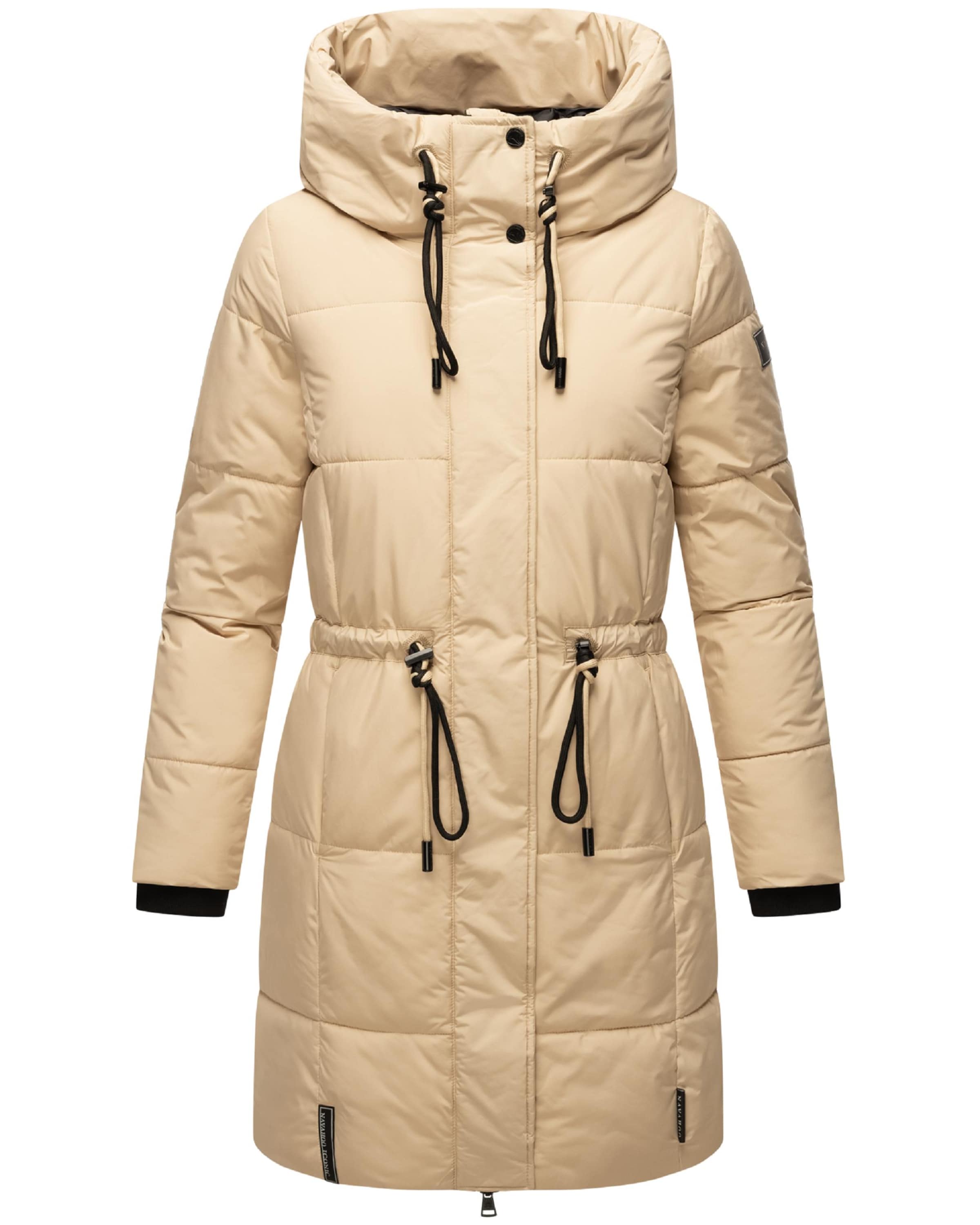 NAVAHOO Зимнее пальто &#x27;Zuckertatze XIV&#x27; в Бежевый: спереди