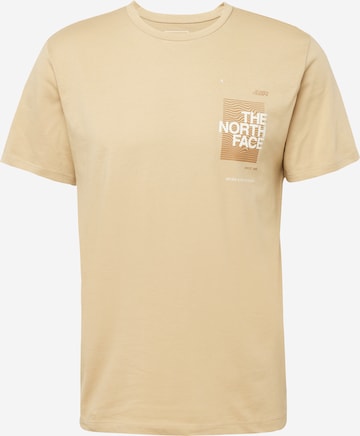 zaļš THE NORTH FACE Sporta krekls 'FOUNDATION': no priekšpuses