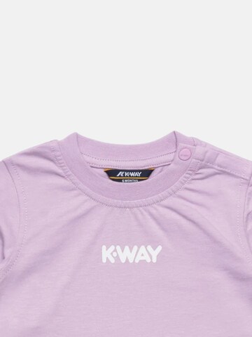 K-Way - Camiseta 'K-WAY KIDS E.PETE LOGO JERSEY T-Shirt e Polo' en lila