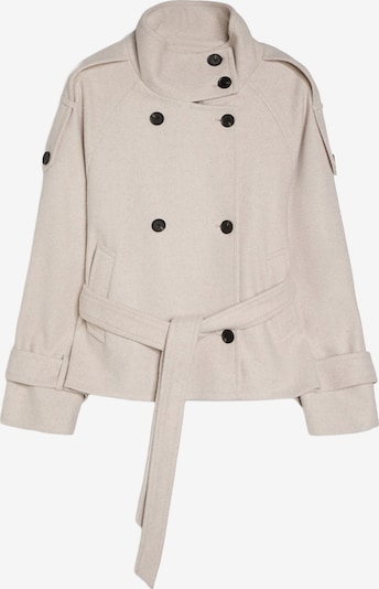 Bershka Between-Seasons Coat in XS in Cream, Item view