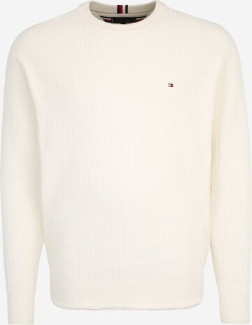 Tommy Hilfiger Big & Tall Pullover in Weiß: front