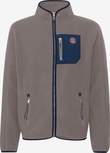 FQ1924 Fleece jas 'Luis' in de kleur Grijs, Productweergave