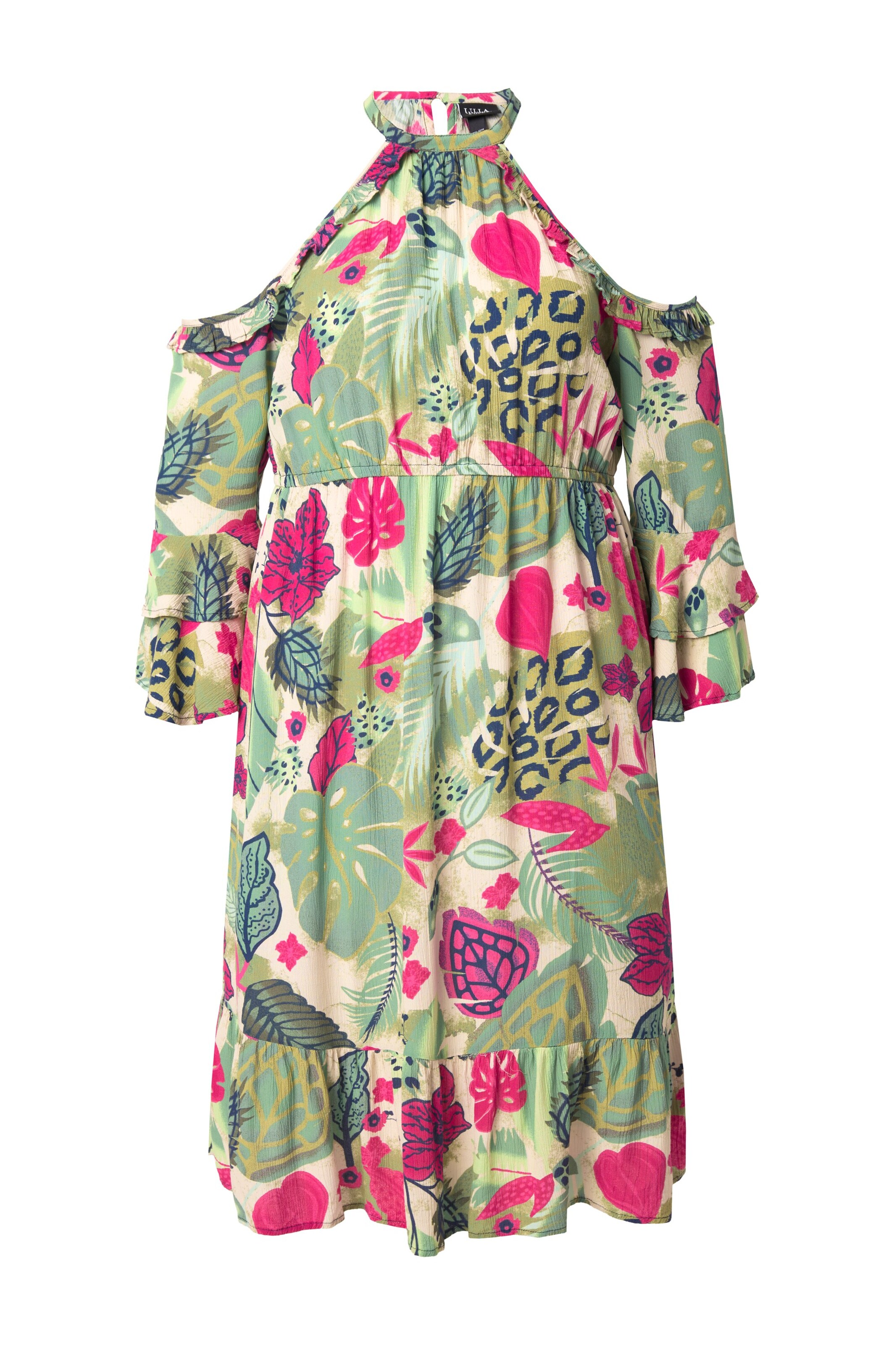 Ulla Popken Kleid in Grün: Vorderseite