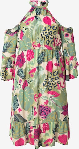 Ulla Popken Jurk in Groen: voorkant