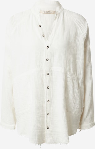 Camicia da donna di Free People in bianco: frontale