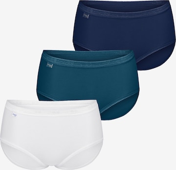 SLOGGI Midislip ' Originals Basic ' in Blau: Vorderseite
