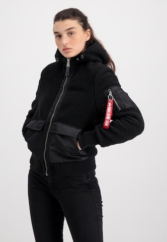 ALPHA INDUSTRIES Übergangsjacke in Schwarz