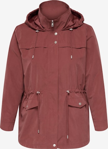 Veste mi-saison 'Starline Spring' ONLY Carmakoma en rouge : devant