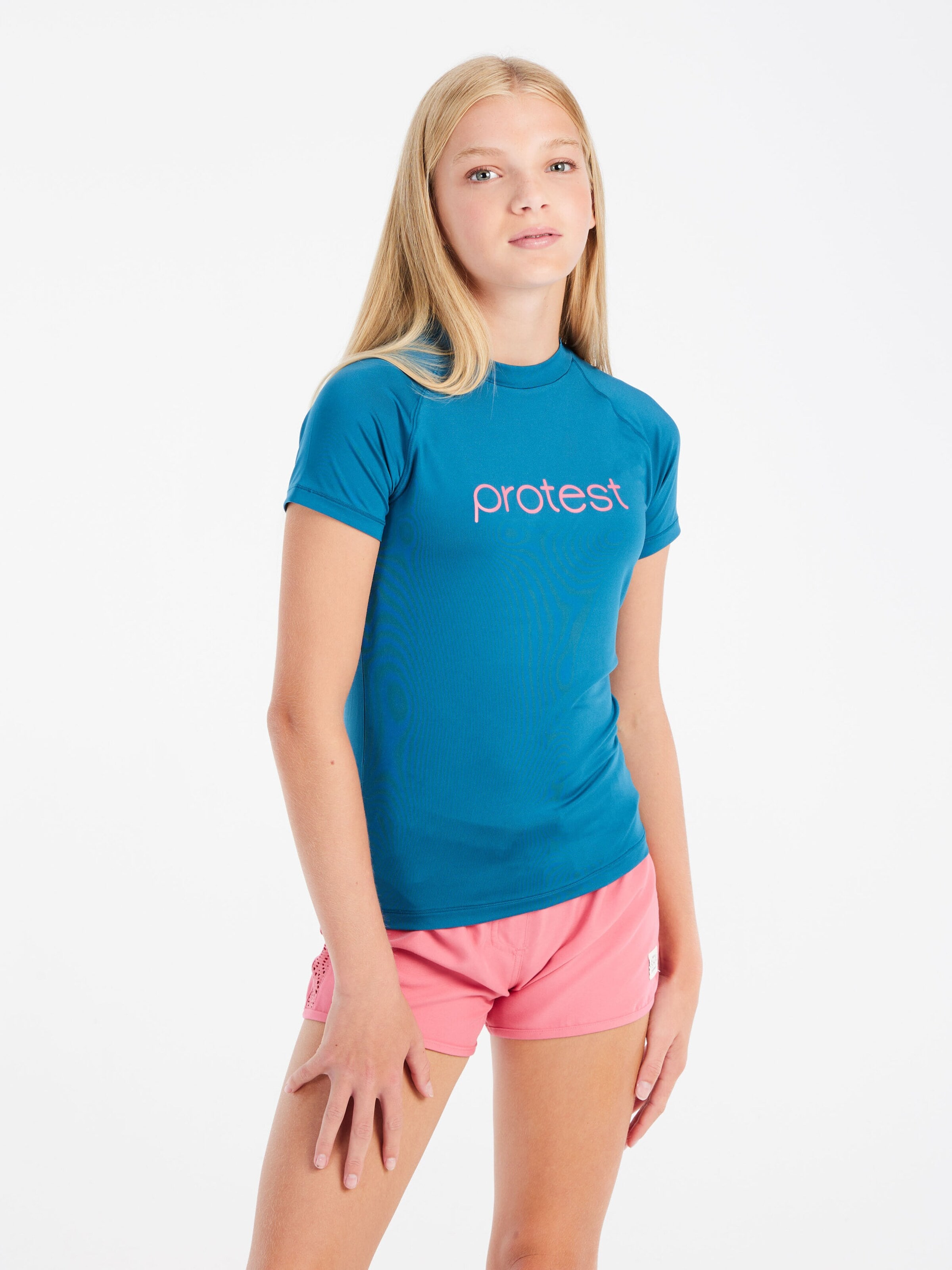 PROTEST Sportbademode 'PRTSenna JR'‌‌‌‌‌‌‌‌‌‌ in Blau: Vorderseite