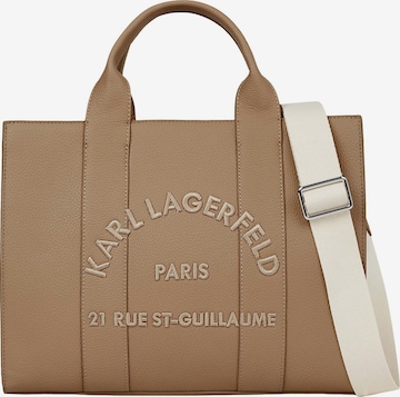 Karl Lagerfeld Handbag 'Rue St-Guillaume' in Brown: front