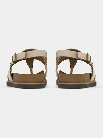 Barbour - Chinelos de dedo 'Lumley' em bege