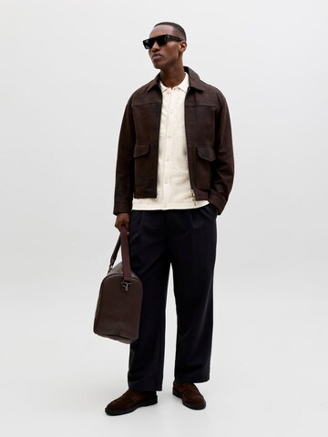 JACK & JONES Comfort Fit Hemd in Beige