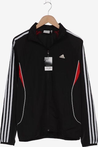 ADIDAS PERFORMANCE Sweatshirt & Zip-Up Hoodie in M-L in Black: front