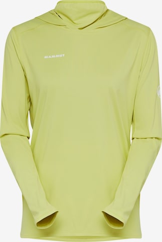 MAMMUT Performance Shirt in Yellow: front
