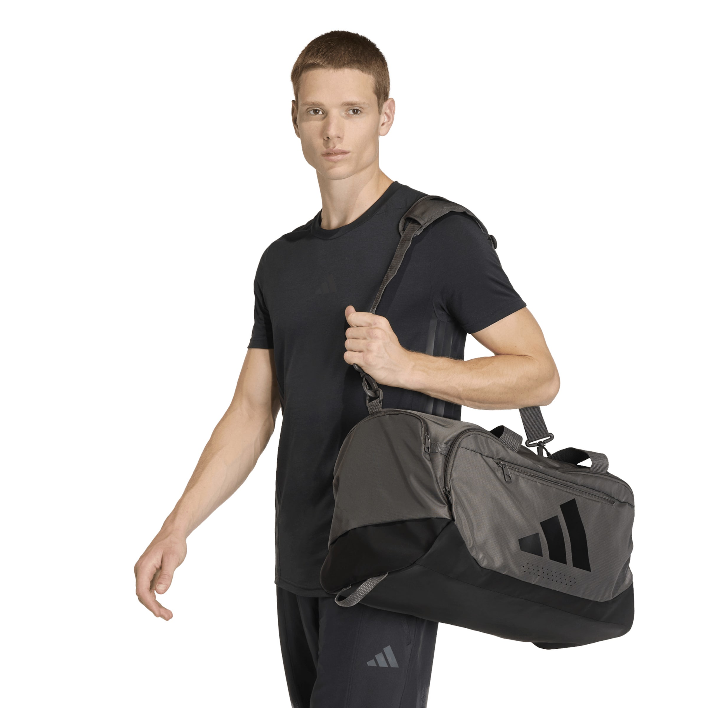 ADIDAS PERFORMANCE Sporttas 'TRAINING DEFENDER DUFFLE BAG' in Grijs