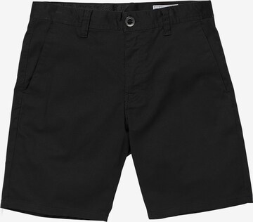 Volcom Regular Chino Pants 'Frickin' in Black: front