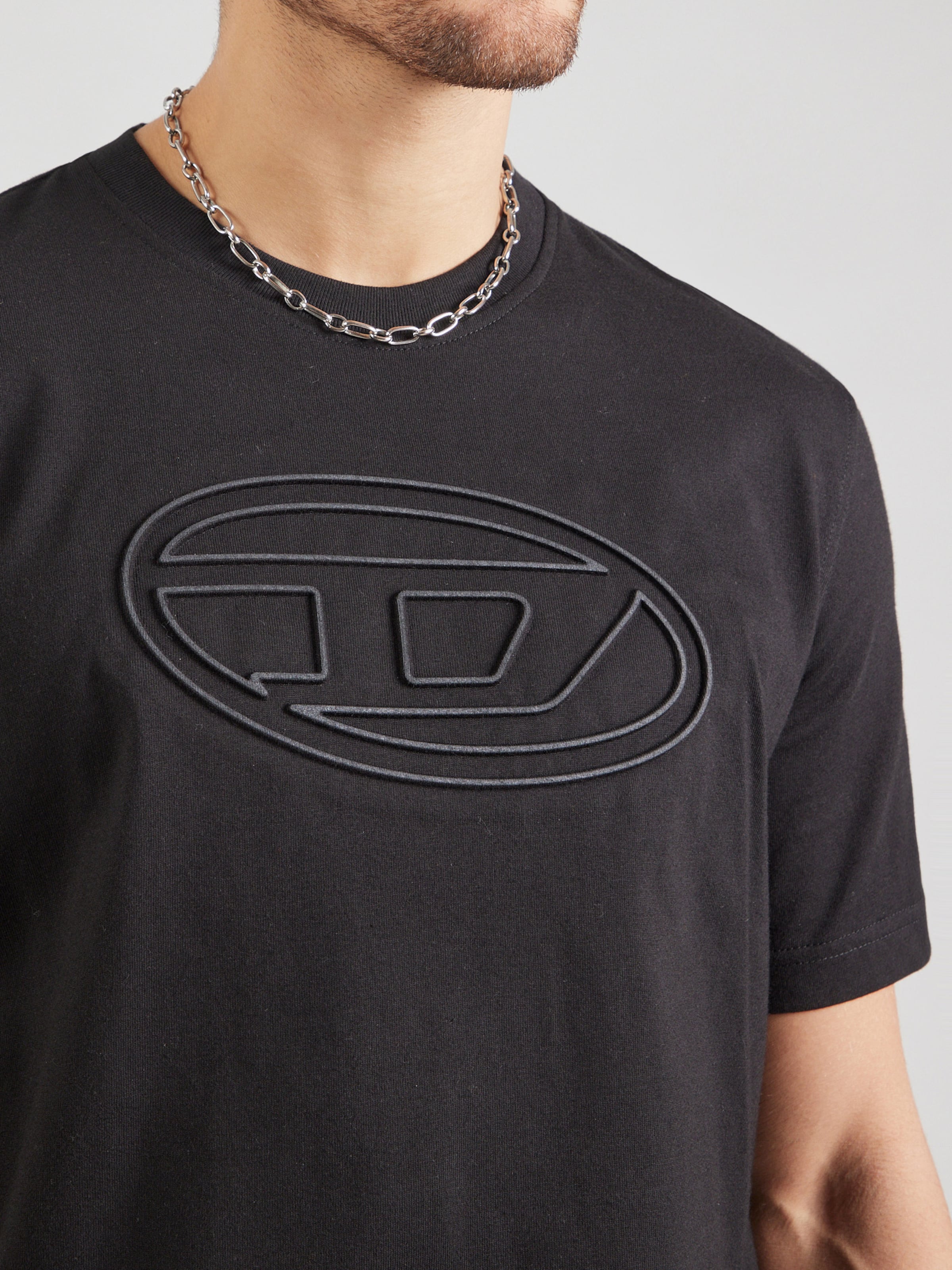 Tシャツ・カットソー DIESEL T-ADJUST-BIGOVAL LOGO T-SHIRT メンズ Tシャツ T-ADJUST-BIGOVAL（Tシャツ/カットソー