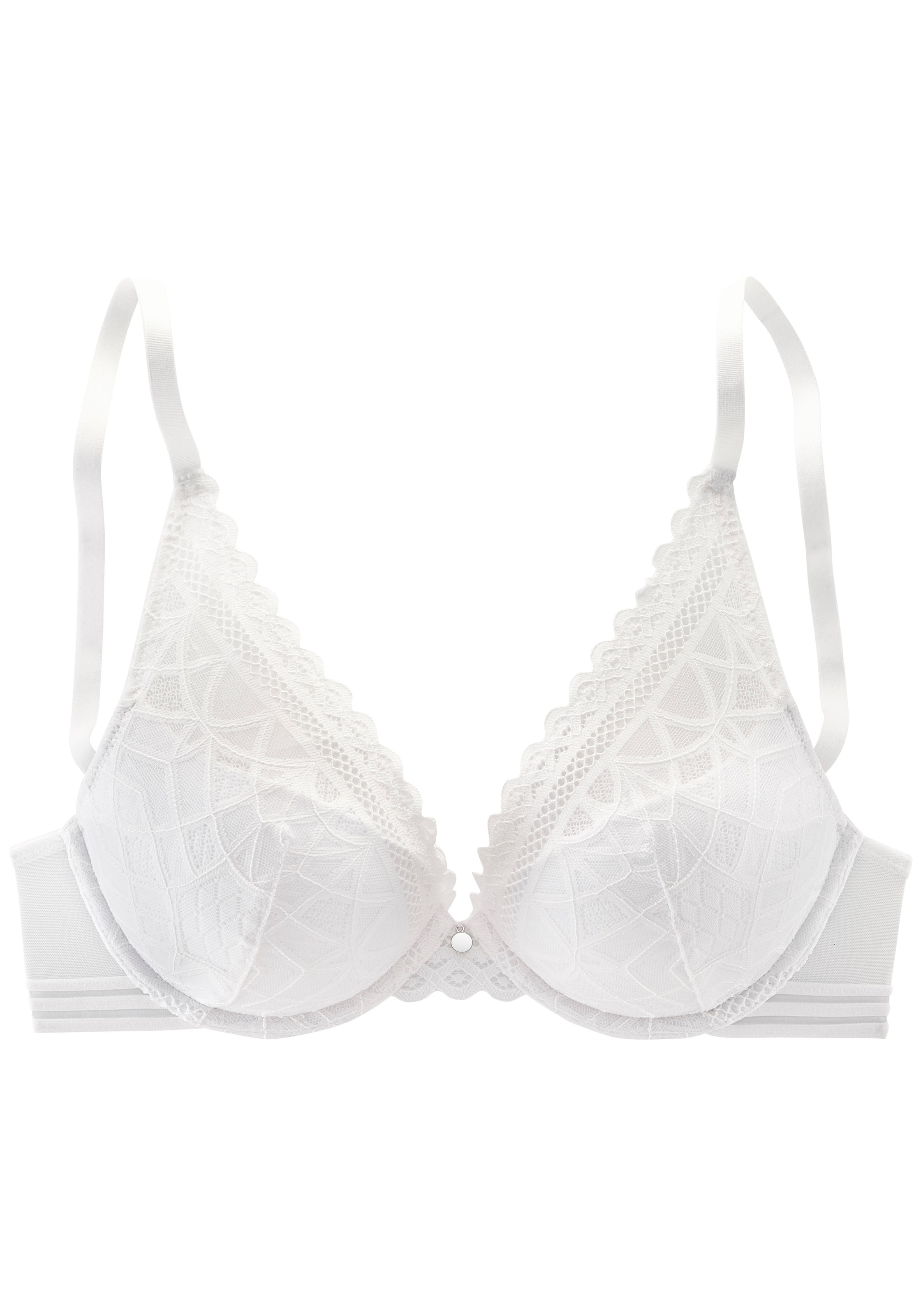 s.Oliver Push-up Σουτιέν σε λευκό: μπροστά