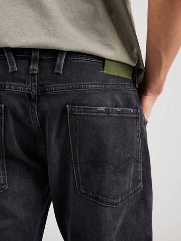 regular Jeans 'ANBASS' di REPLAY in nero